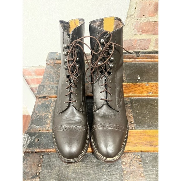 Ladies Dublin Leather Riding Boots Brown - Picture 4 of 8